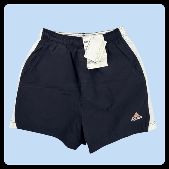 adidas Other - Vintage Adidas Ultimate Shorts Men 34 Black White Athletic Training 90s NWT